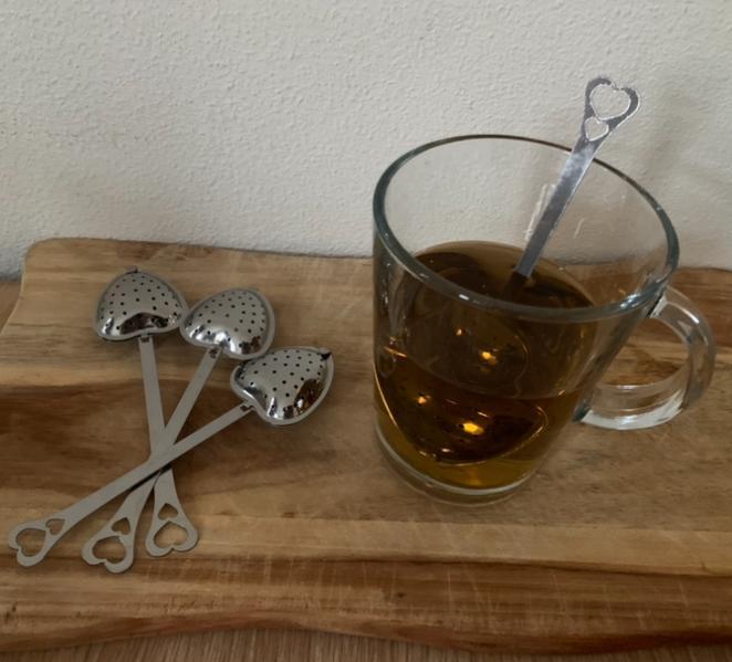 Hartvormig theezeefje