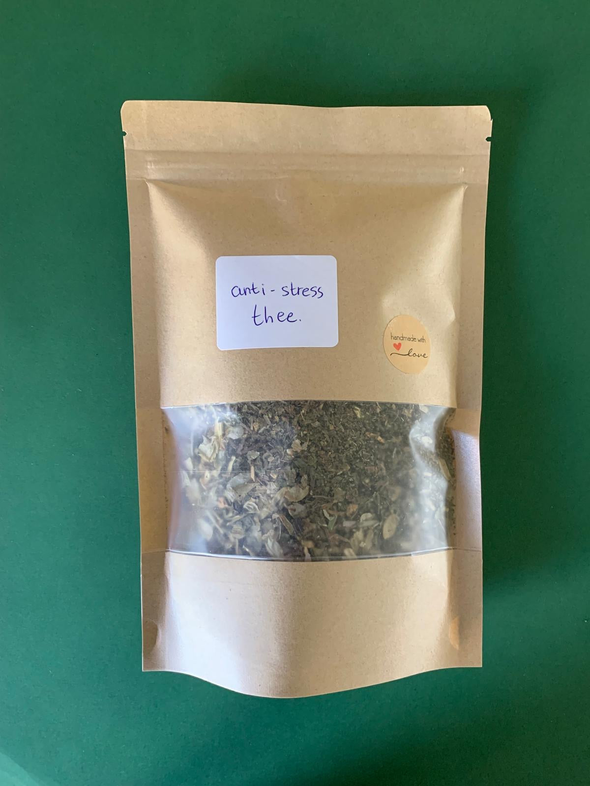 Grote luxe RVS theezeef met handvat