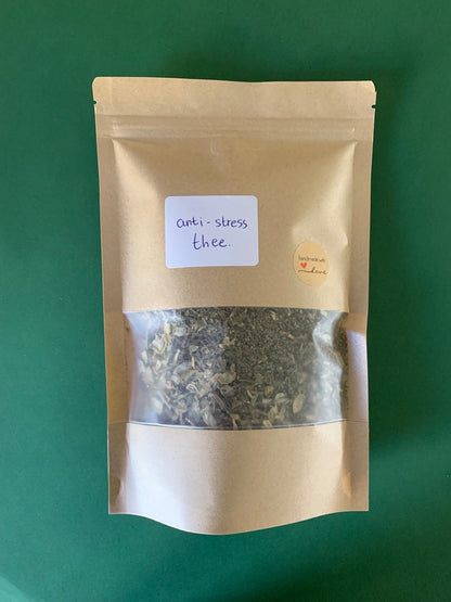 Grote luxe RVS theezeef met handvat